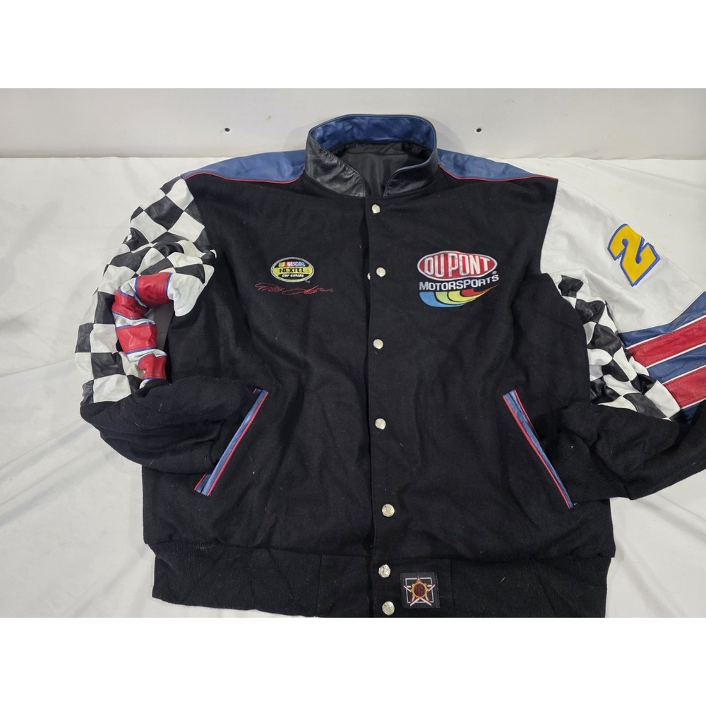Vintage NASCAR Jeff Gordon #24 2XL Dupont Jeff Hamilton Reversible VTG Jacket